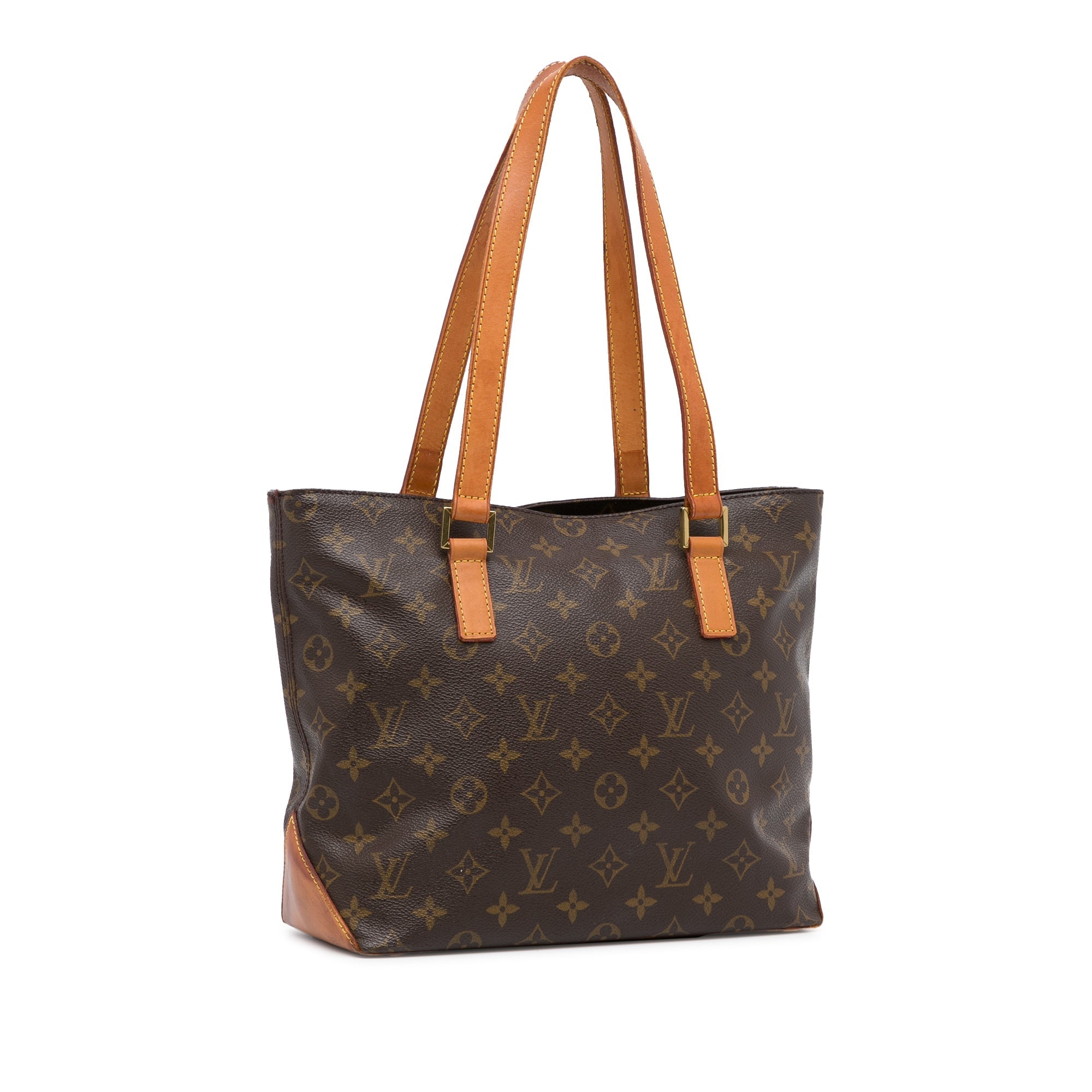 Brown LV Monogram Cabas Piano Tote Bag