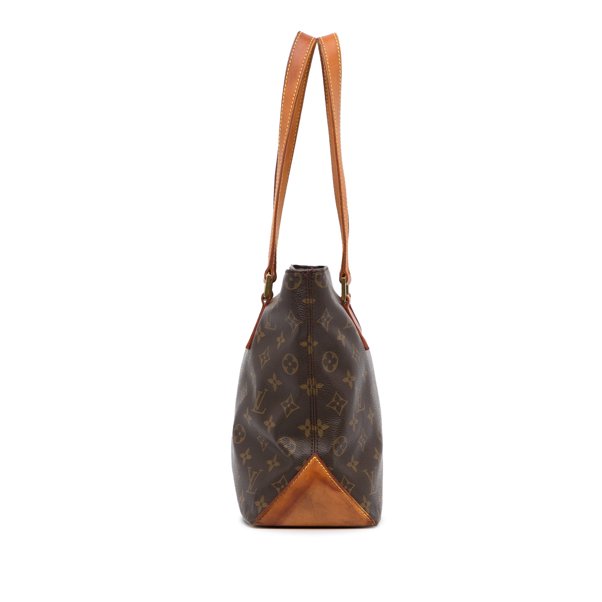 Brown LV Monogram Cabas Piano Tote Bag