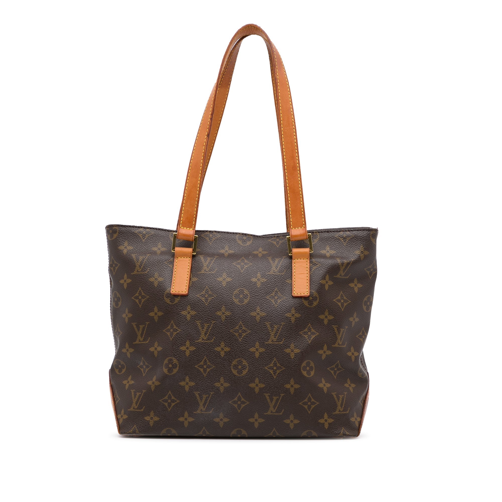 Brown LV Monogram Cabas Piano Tote Bag
