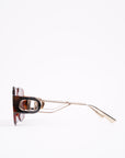 Christian D1OR 30 Montaigne Sunglasses Tortoise Shell Acetate 135mm