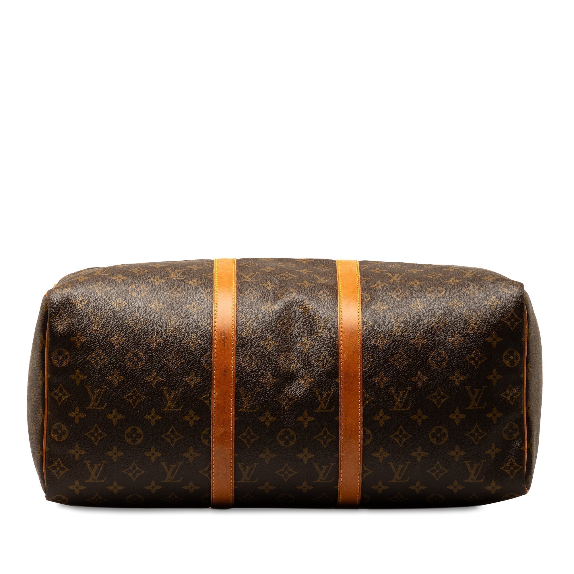 Brown LV Monogram Keepall 50 Travel Bag