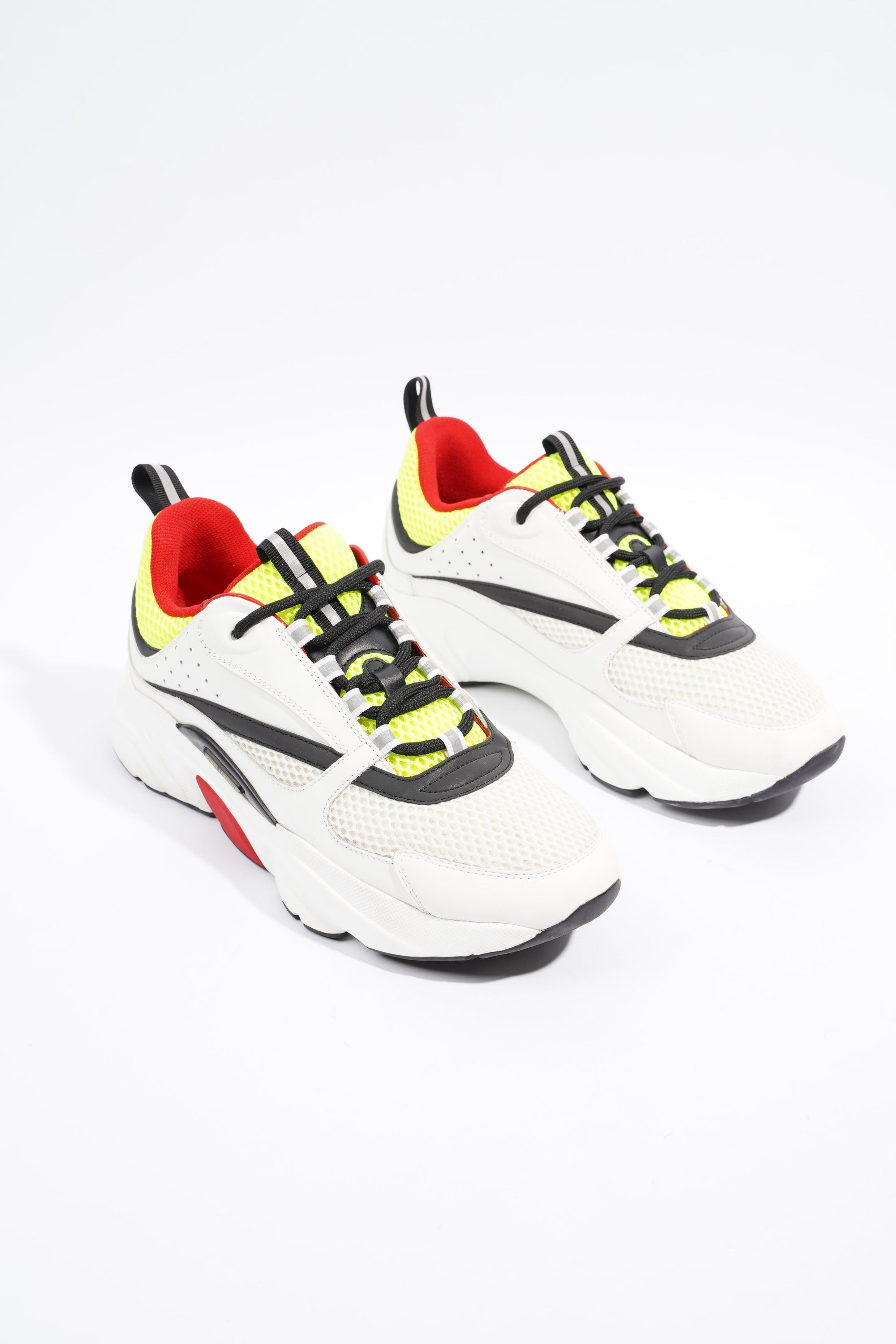 Christian D1OR B22 White / Black / Yellow Mesh EU 42 UK 8