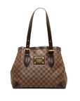 Brown LV Damier Ebene Hampstead PM Tote Bag