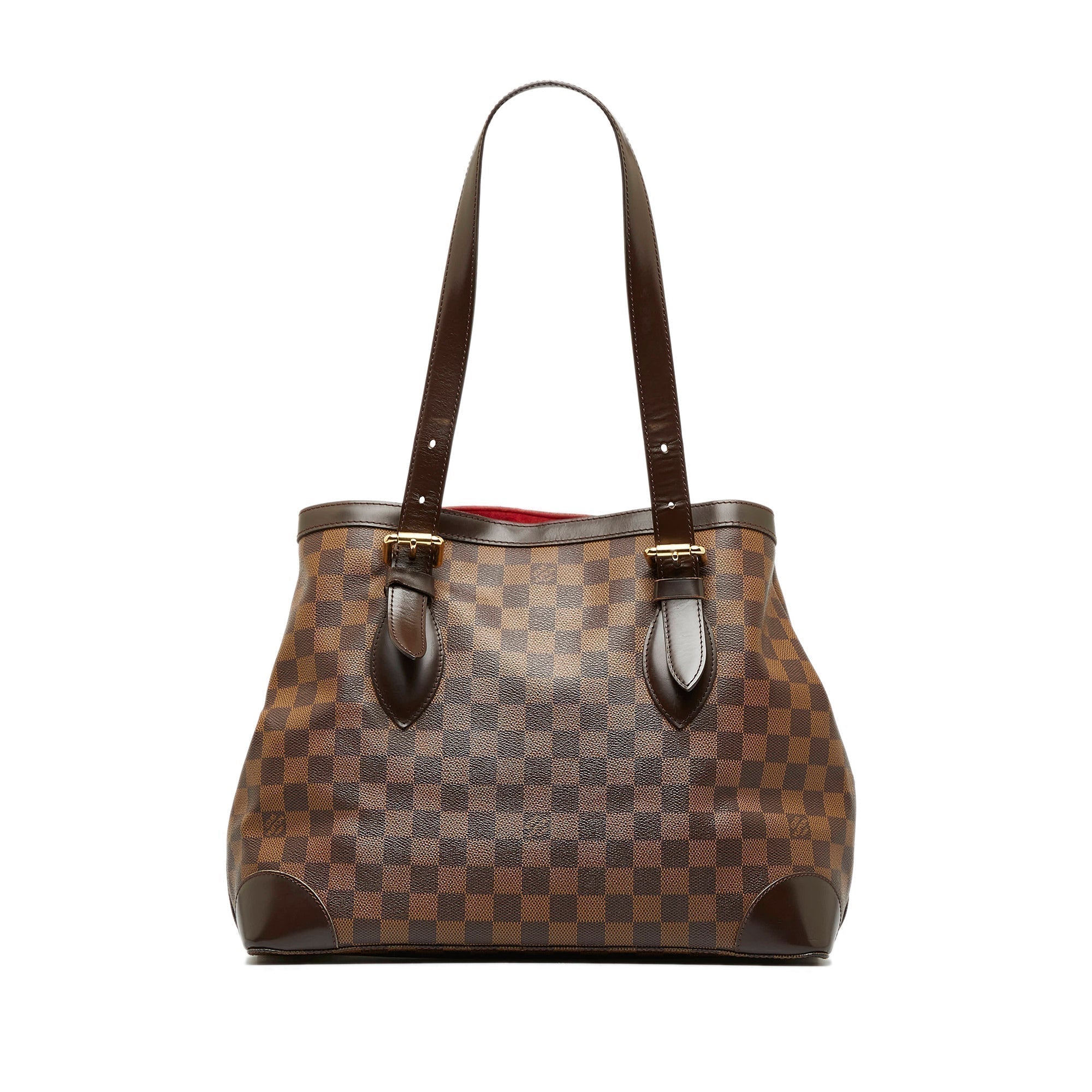 Brown LV Damier Ebene Hampstead PM Tote Bag