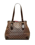 Brown LV Damier Ebene Hampstead PM Tote Bag