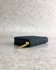 Christian D1OR Cannage Key Case Black Vintage u2kyvi