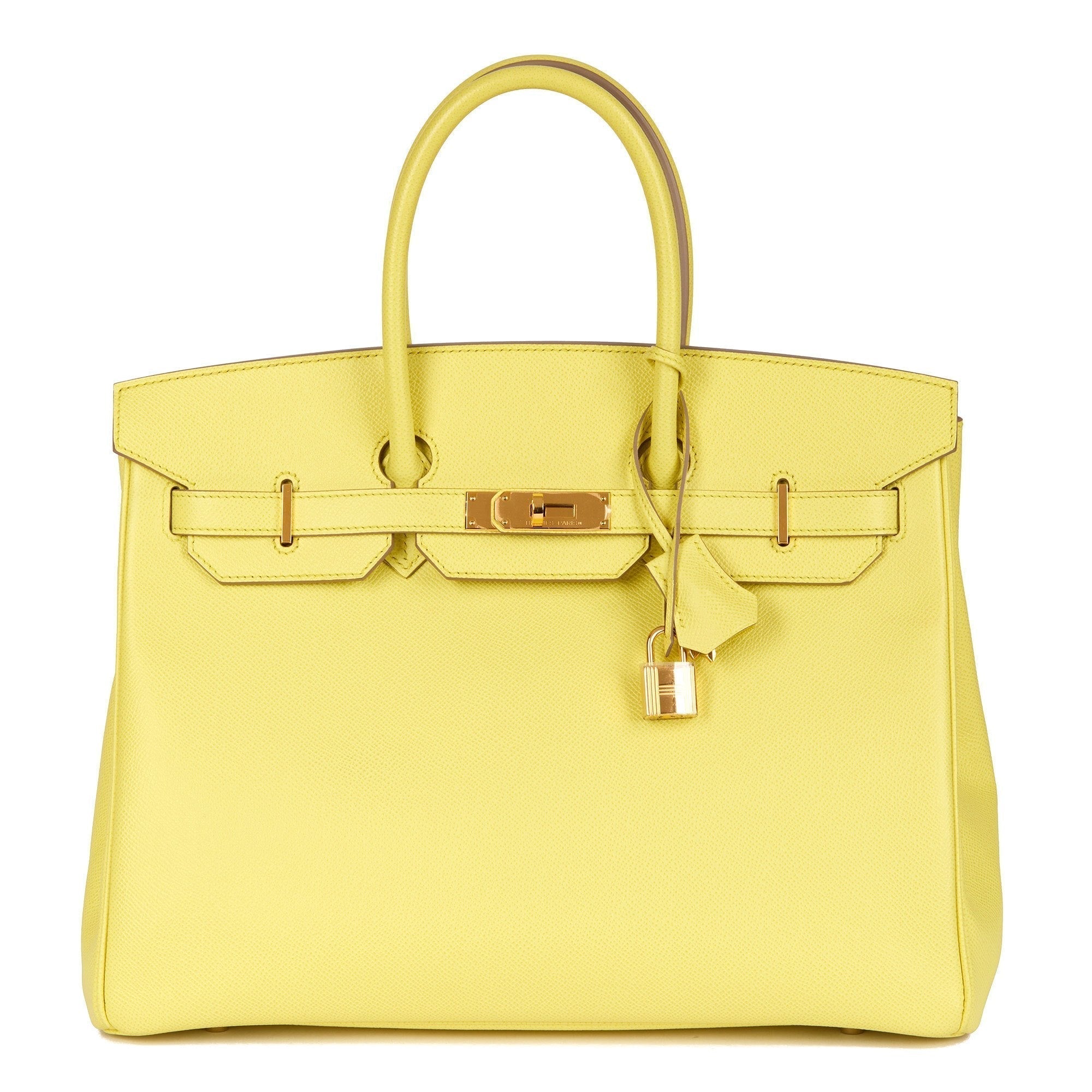 HMS Soufre Epsom Leather Birkin 35cm Tote