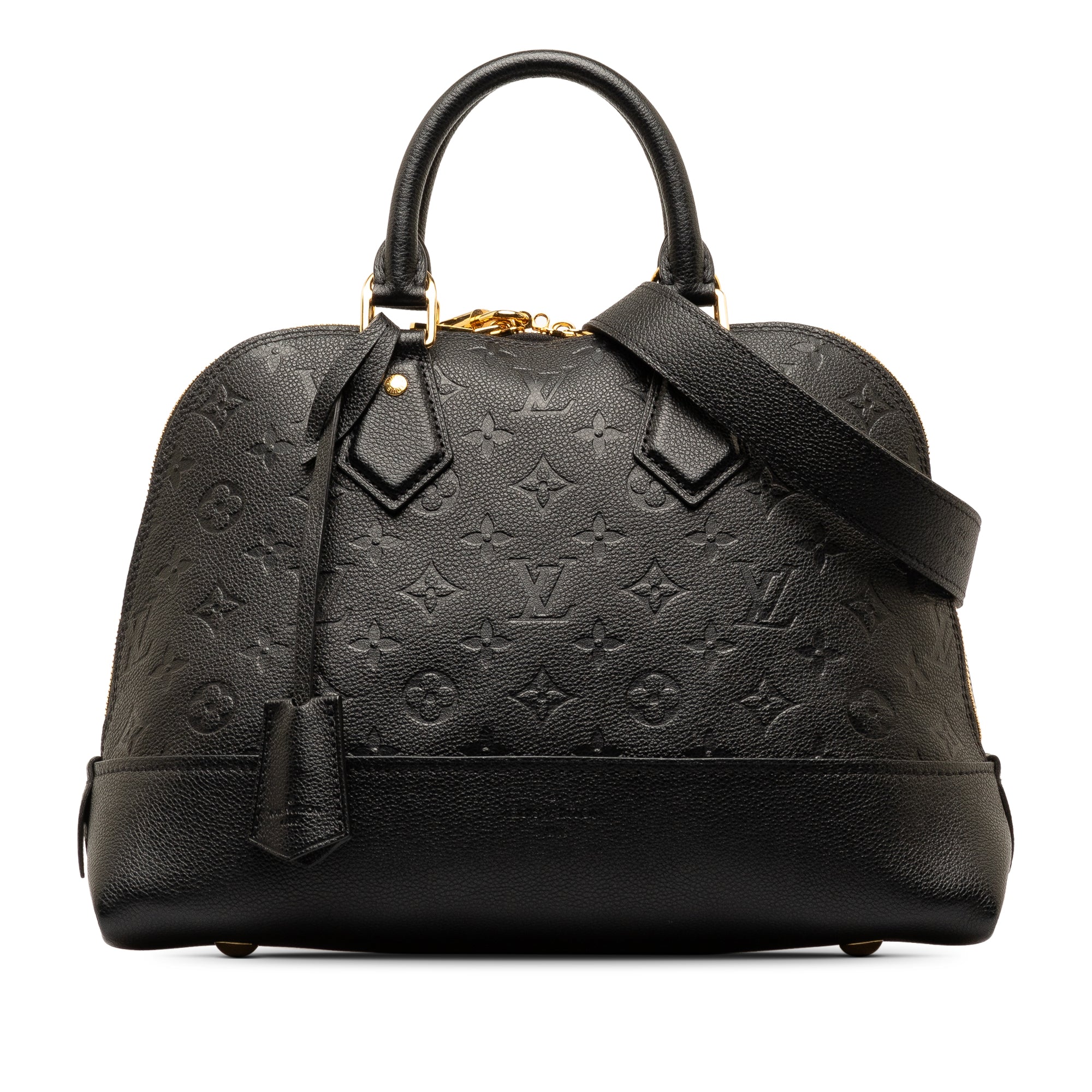 Black LV Monogram Empreinte Neo Alma PM Satchel