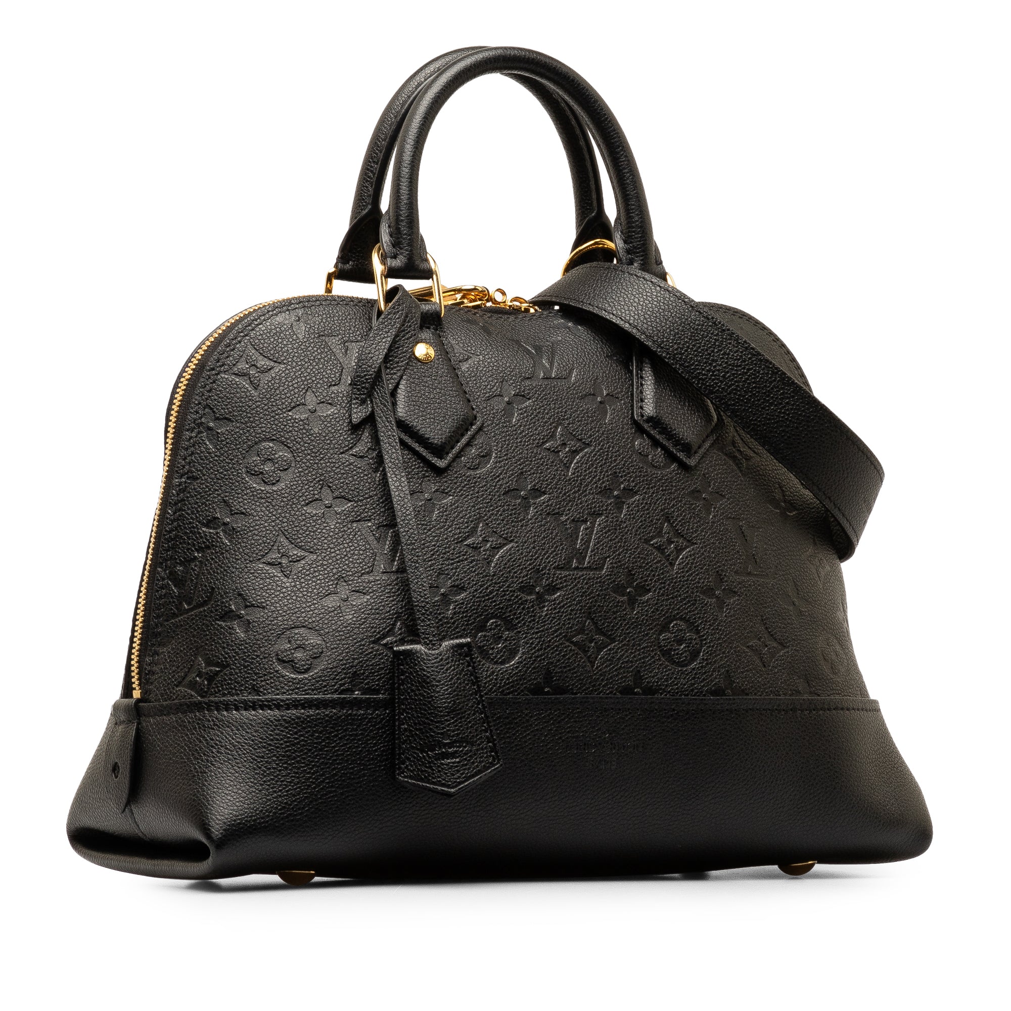 Black LV Monogram Empreinte Neo Alma PM Satchel