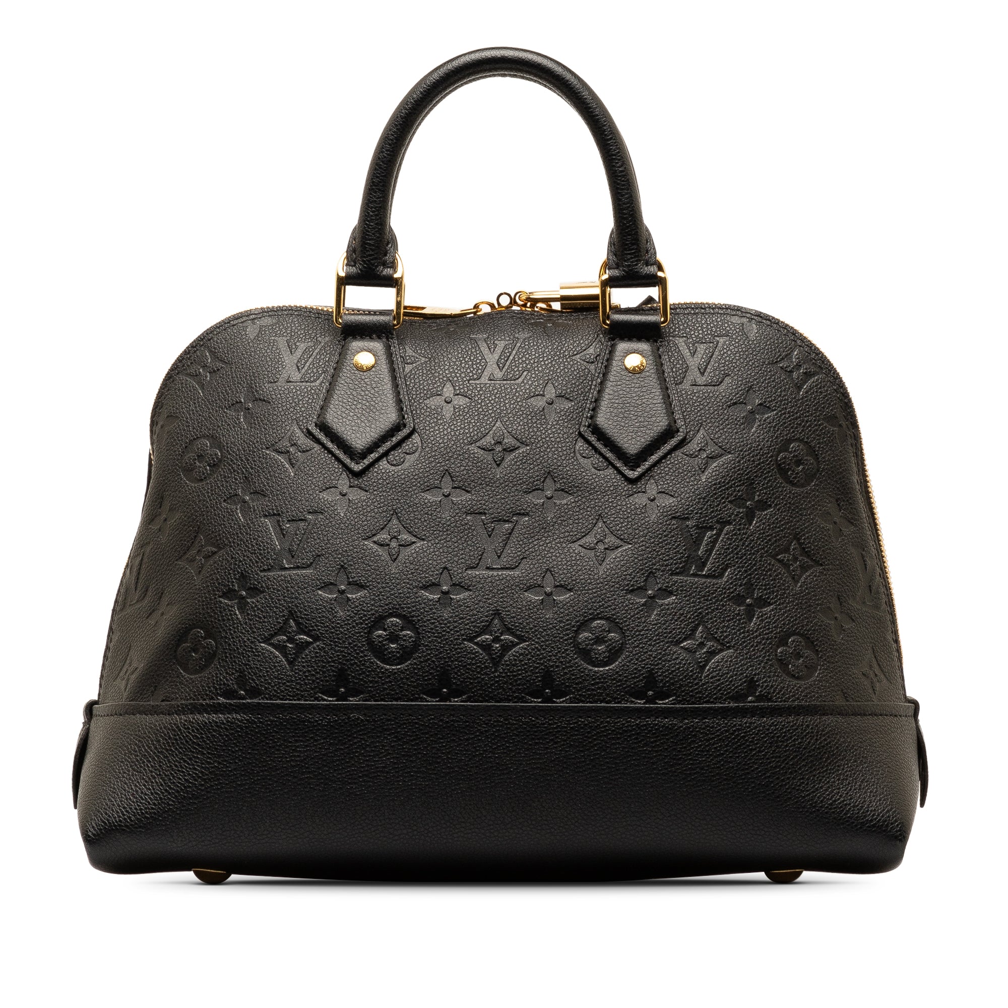 Black LV Monogram Empreinte Neo Alma PM Satchel