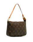 Brown LV Monogram Pochette Accessoires Shoulder Bag