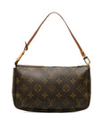 Brown LV Monogram Pochette Accessoires Shoulder Bag