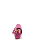 FNDI Baguette Bag FF Embossed Nappa Leather Pink GHW