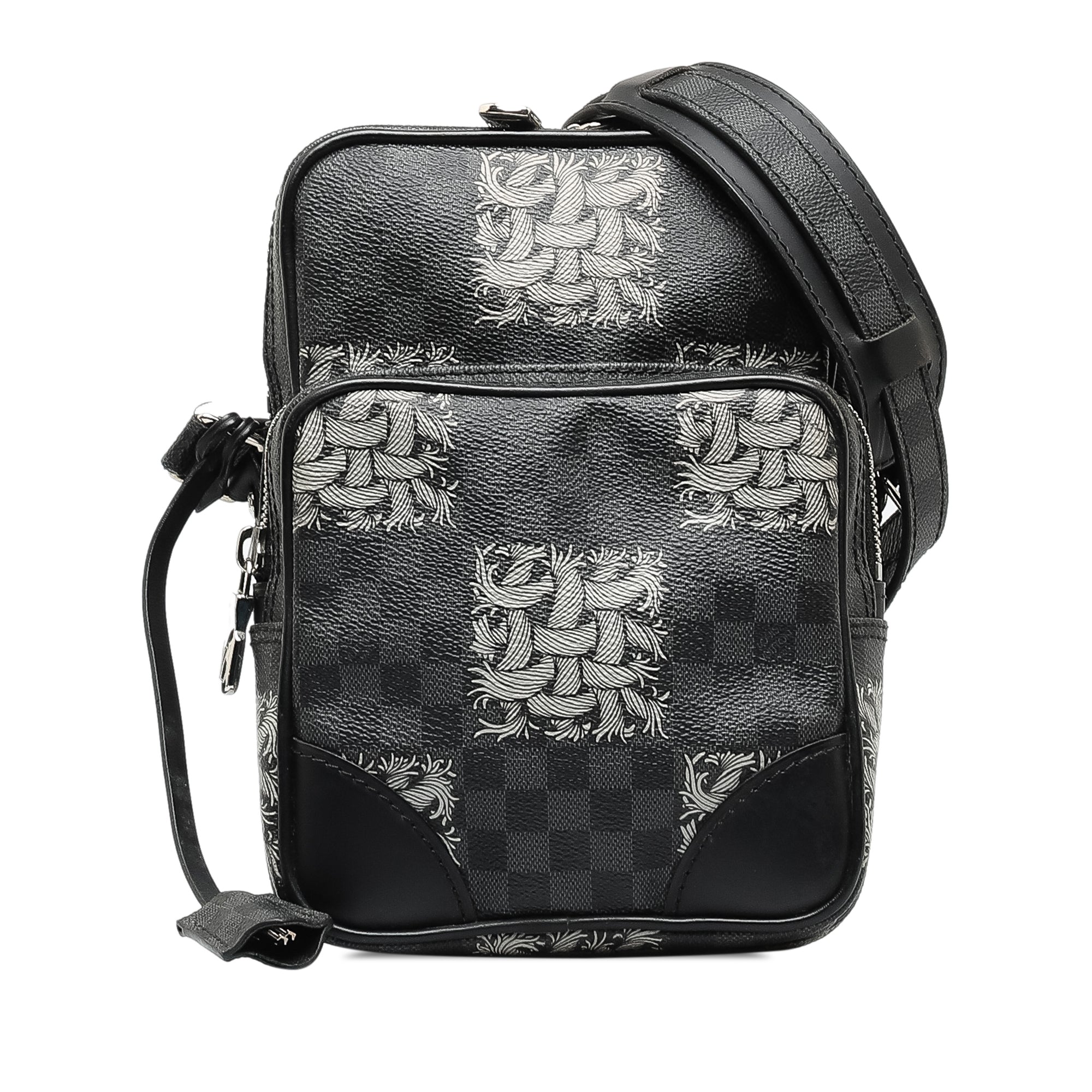 Black LV x Christopher Nemeth Damier Graphite Amazone Crossbody Bag