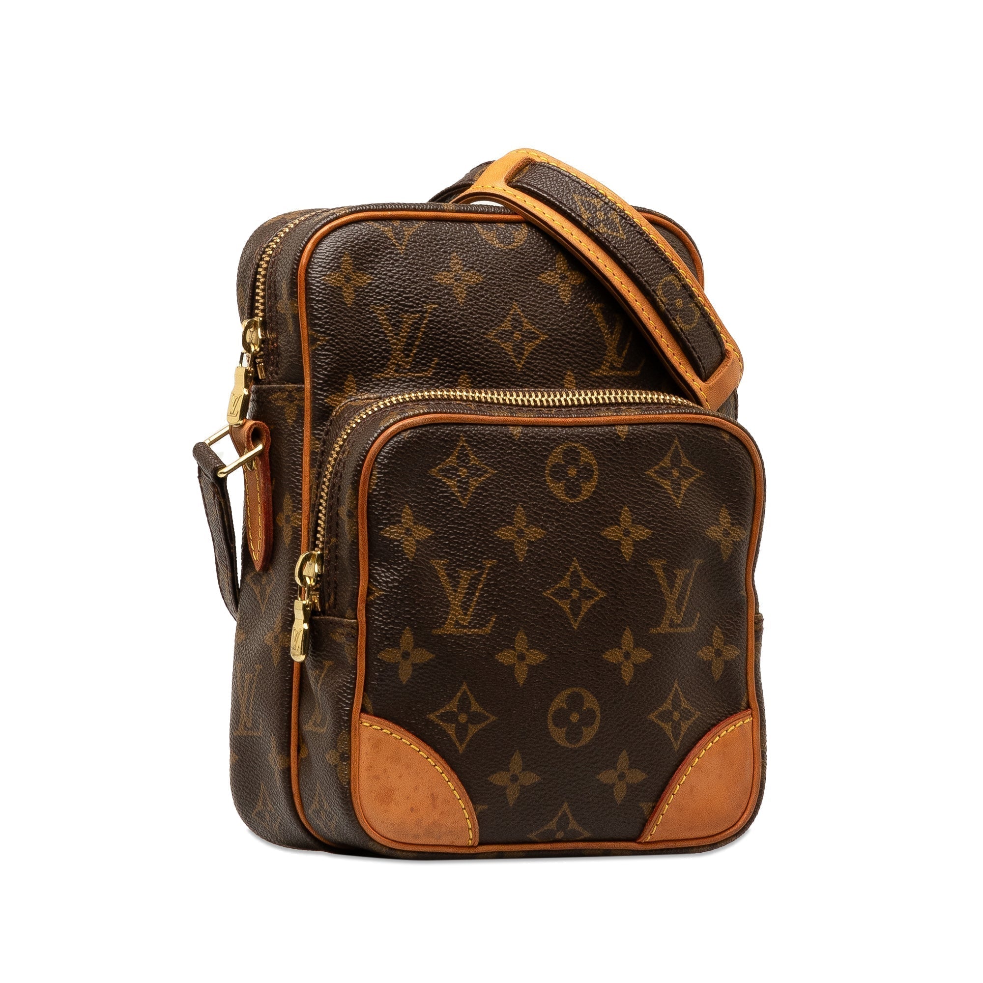 Brown LV Monogram Amazone Crossbody Bag