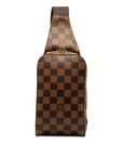 Brown LV Damier Ebene Geronimos Crossbody Bag