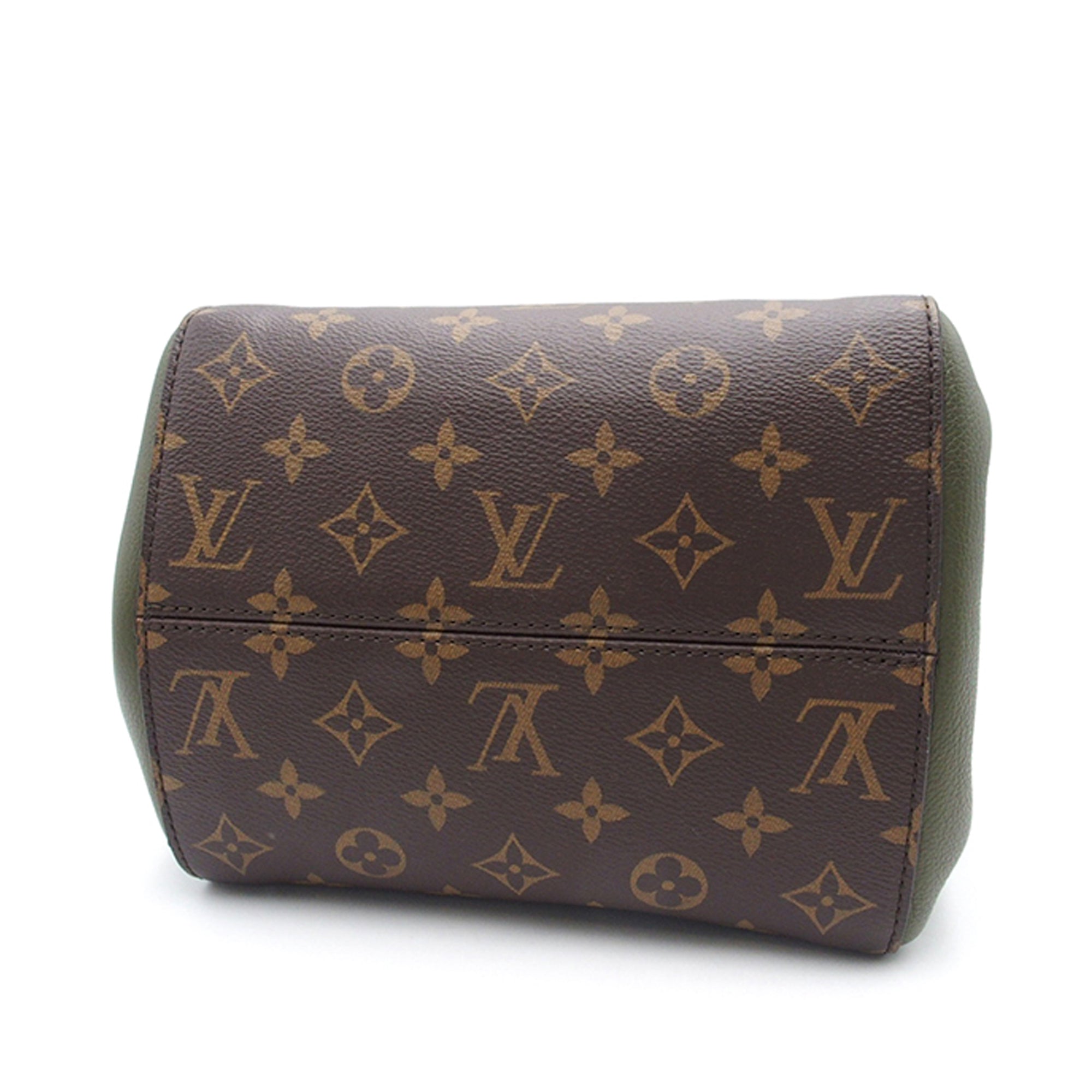 Brown LV Monogram Fold Tote PM Satchel