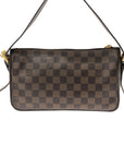 Brown LV Damier Ebene Ravello GM Shoulder Bag