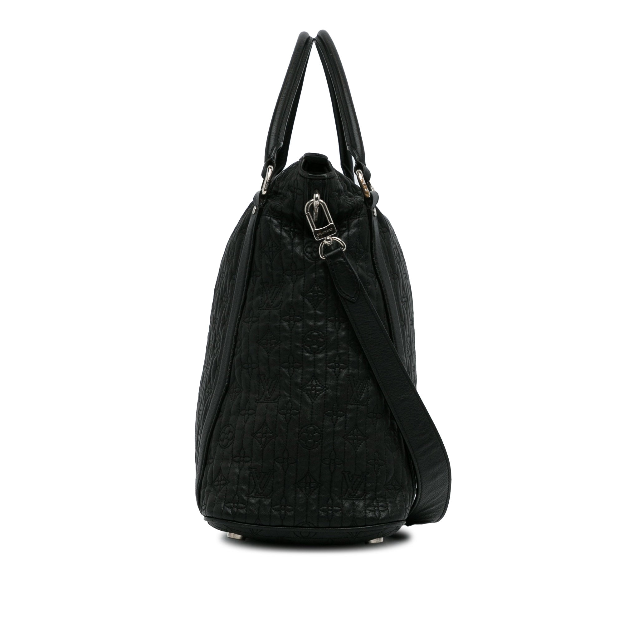 Black LV Monogram Antheia Ixia MM Satchel