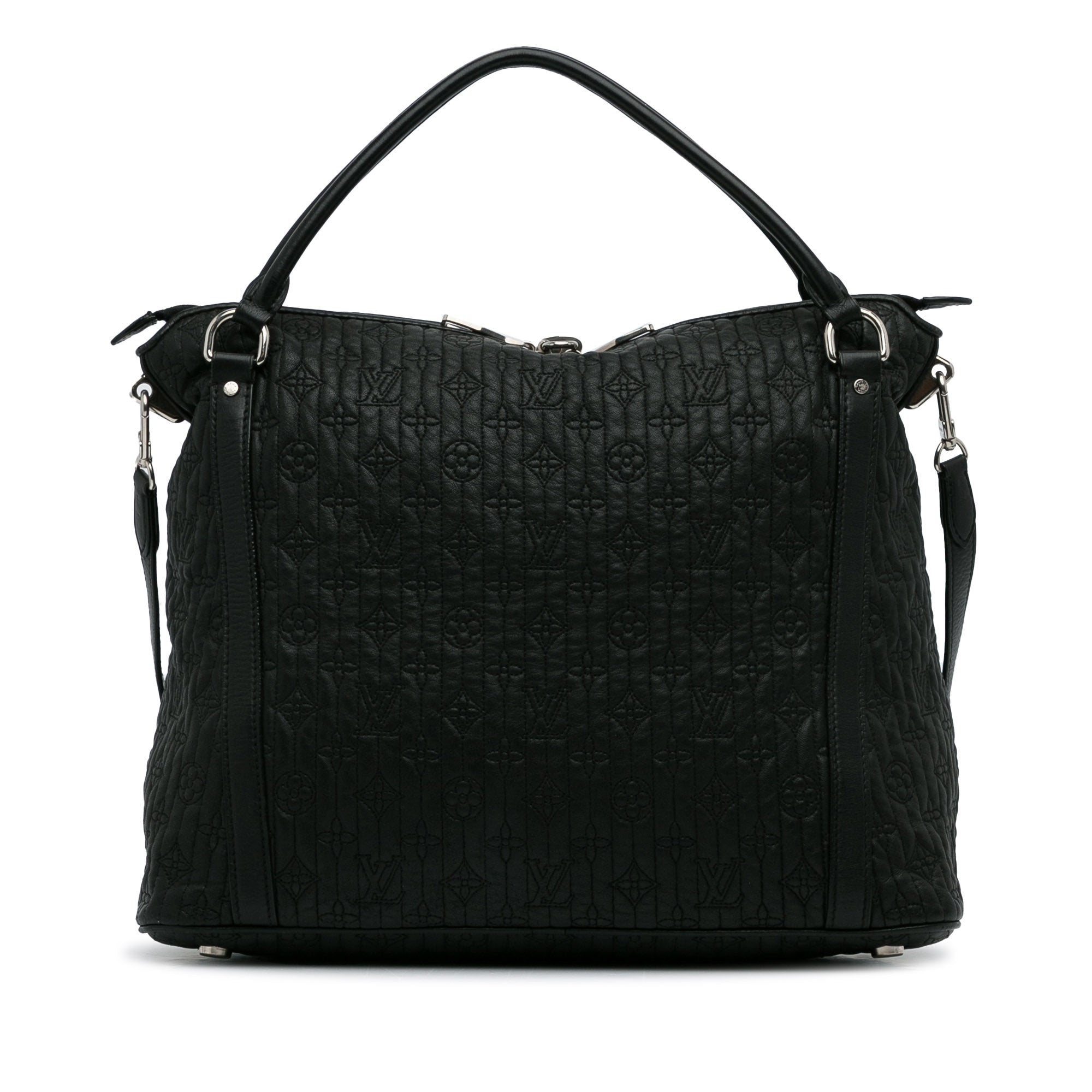 Black LV Monogram Antheia Ixia MM Satchel