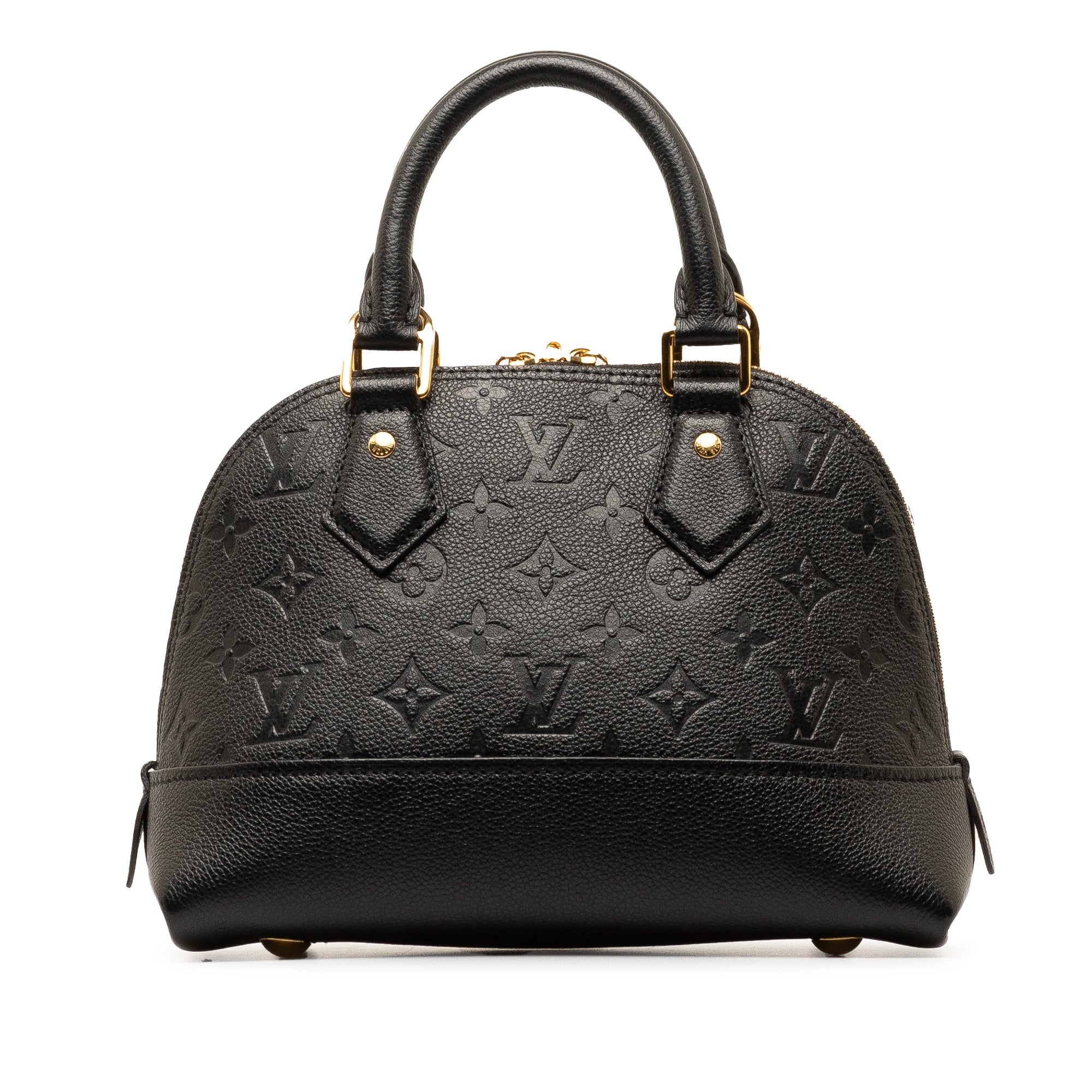 Black LV Monogram Empreinte Neo Alma BB Satchel