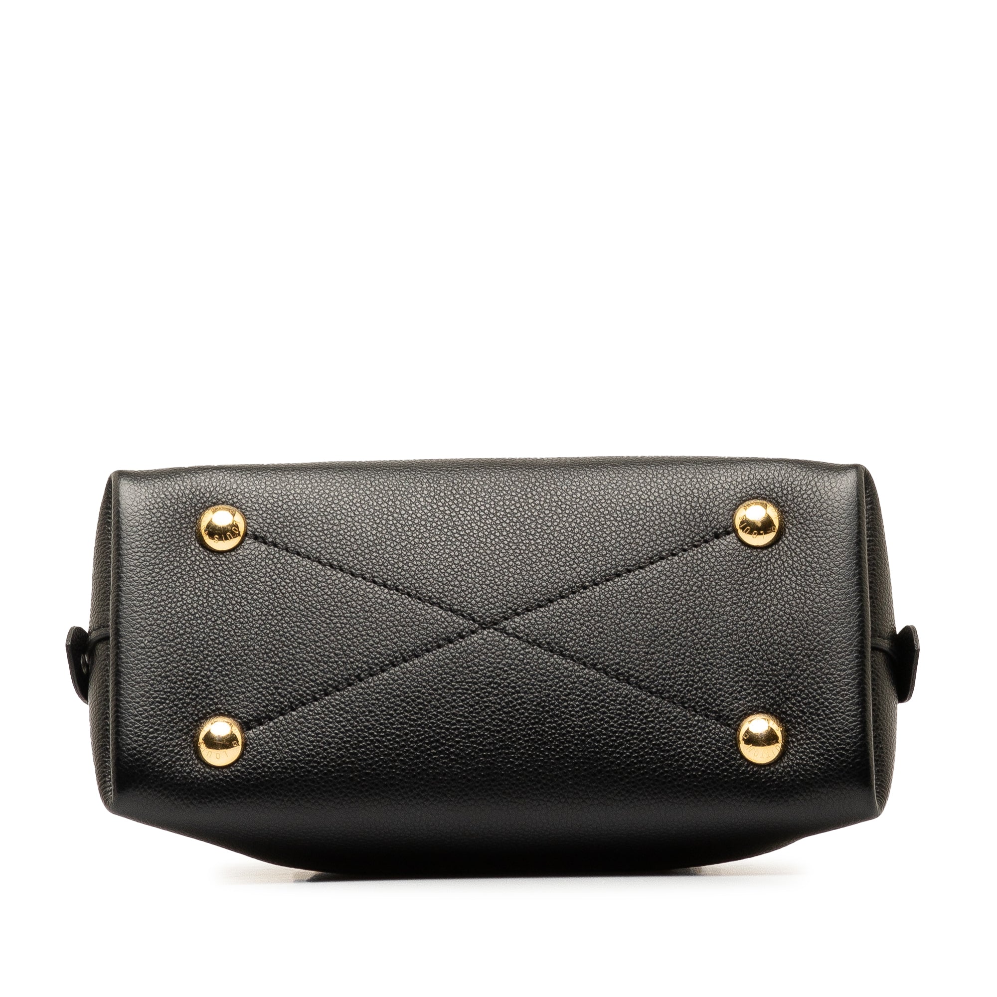 Black LV Monogram Empreinte Neo Alma BB Satchel