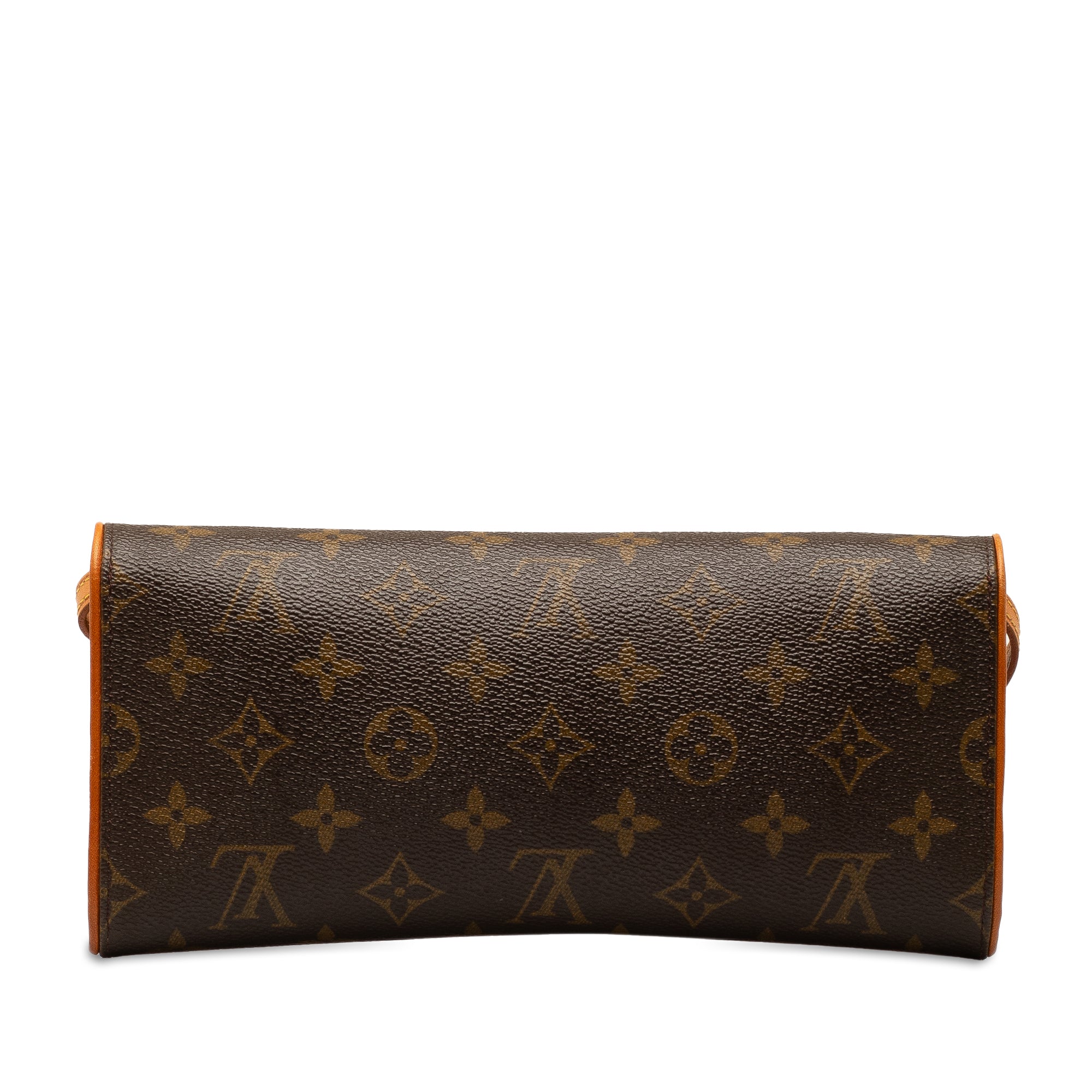 Brown LV Monogram Pochette Twin GM Crossbody Bag