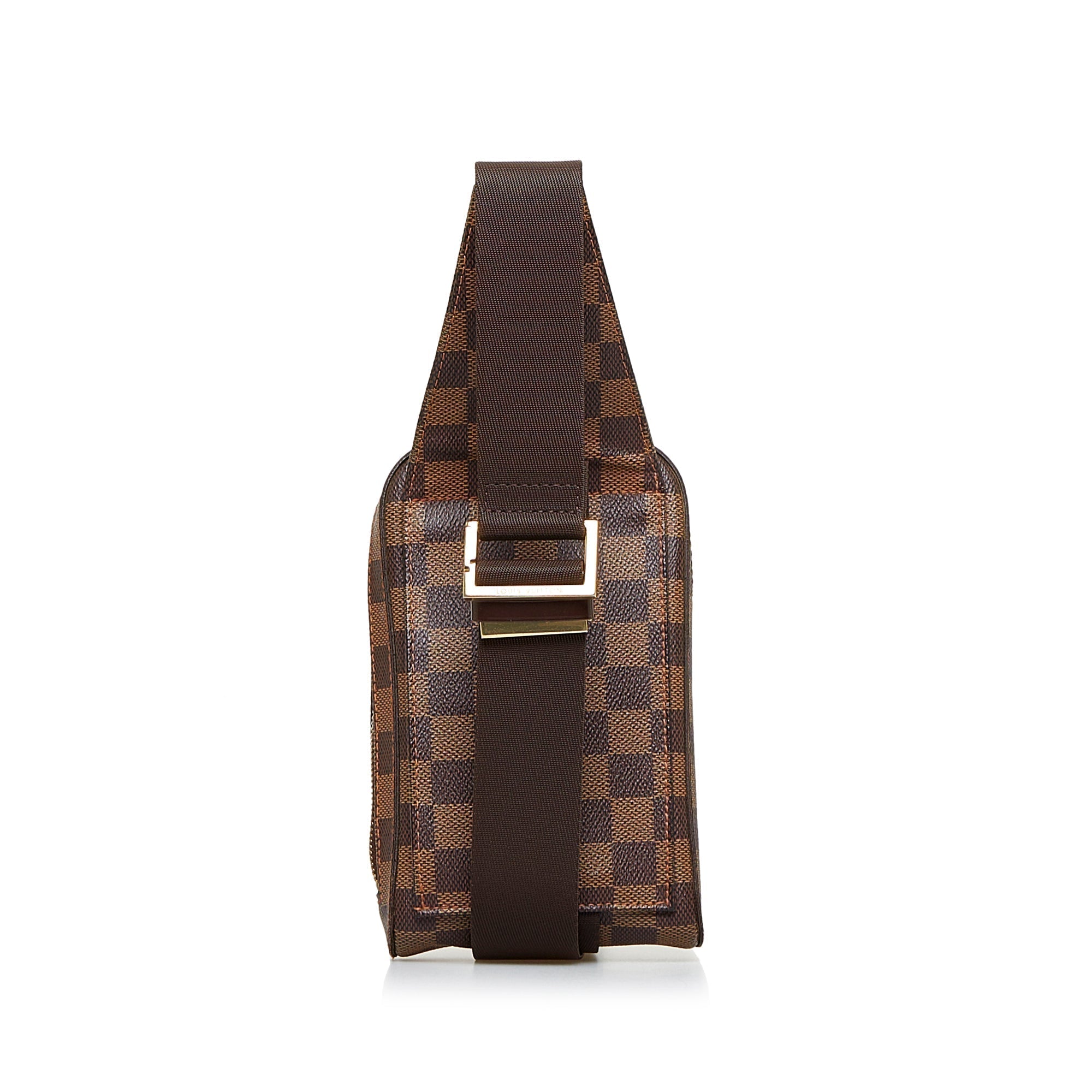 Brown LV Damier Ebene Geronimos Crossbody Bag