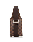 Brown LV Damier Ebene Geronimos Crossbody Bag