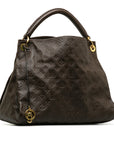 Brown LV Monogram Empreinte Artsy MM Hobo Bag