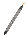 CHRISTIAN D1OR 30 Montaigne Shoulder Strap Canvas Black White