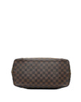 Brown LV Damier Ebene Hampstead MM Tote Bag