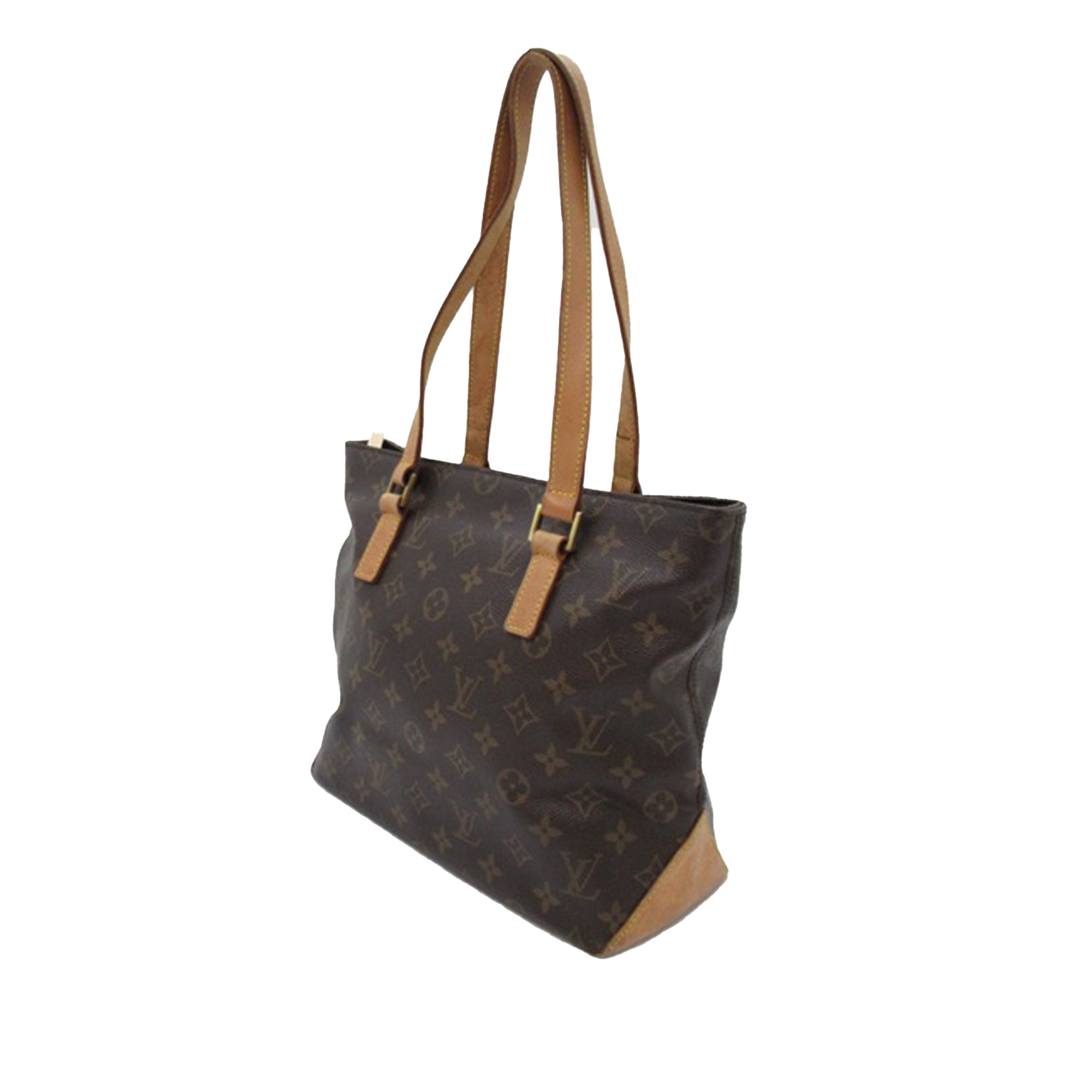 Brown LV Monogram Cabas Piano Tote Bag