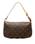 Brown LV Monogram Pochette Accessoires Shoulder Bag