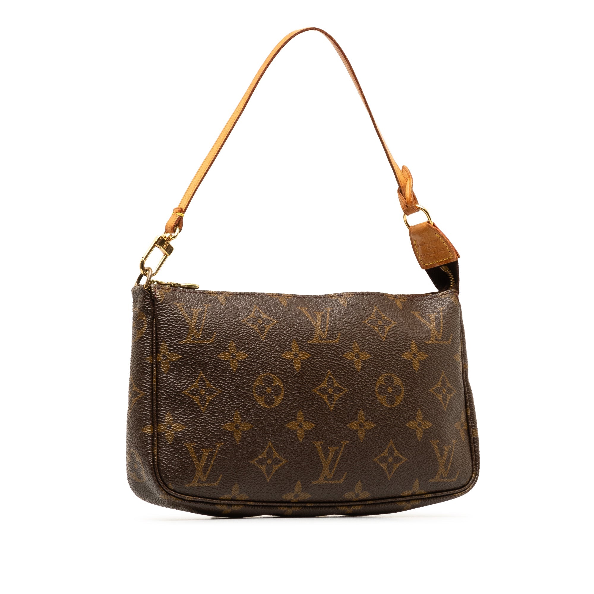 Brown LV Monogram Pochette Accessoires Shoulder Bag
