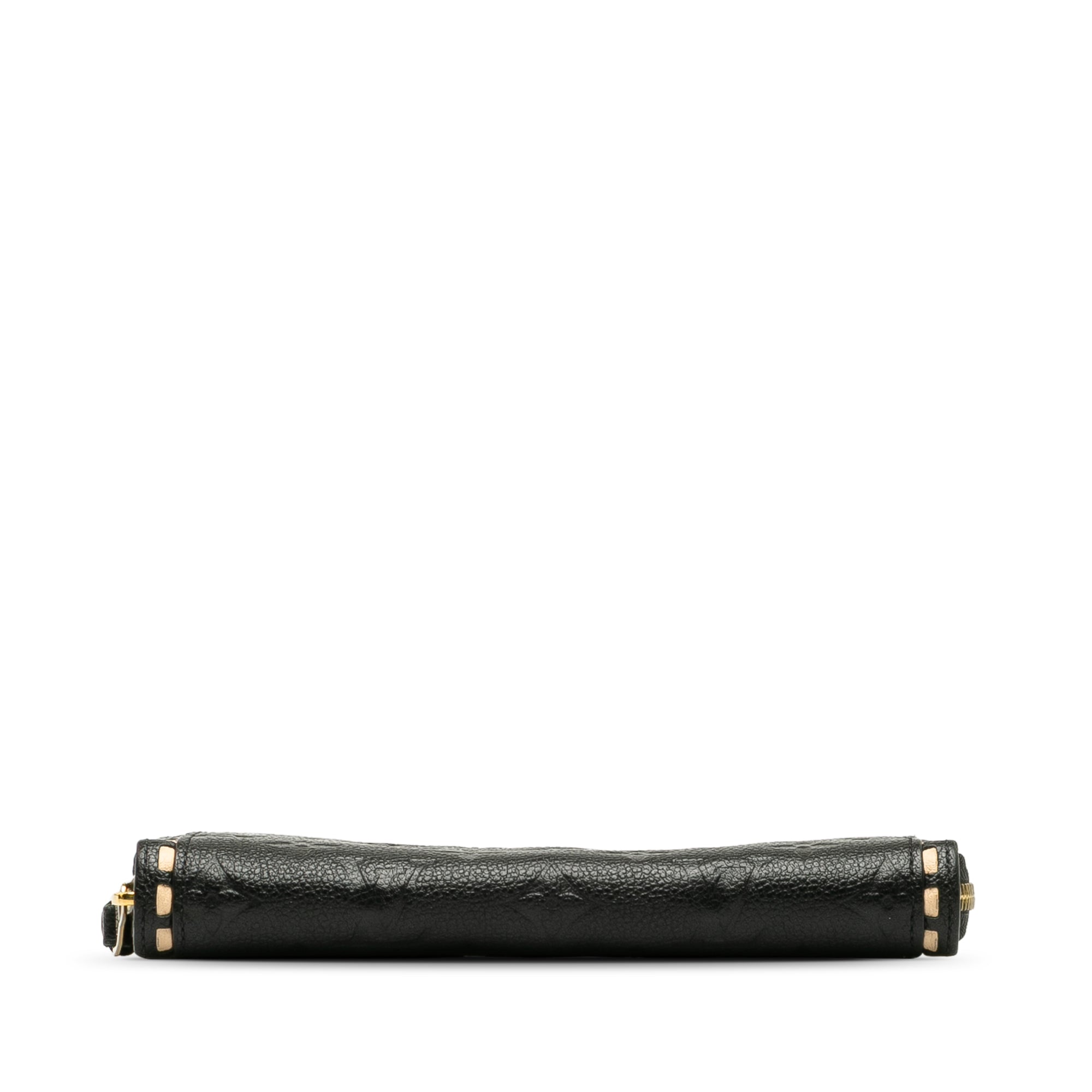 Black LV Monogram Empreinte Zippy Wallet