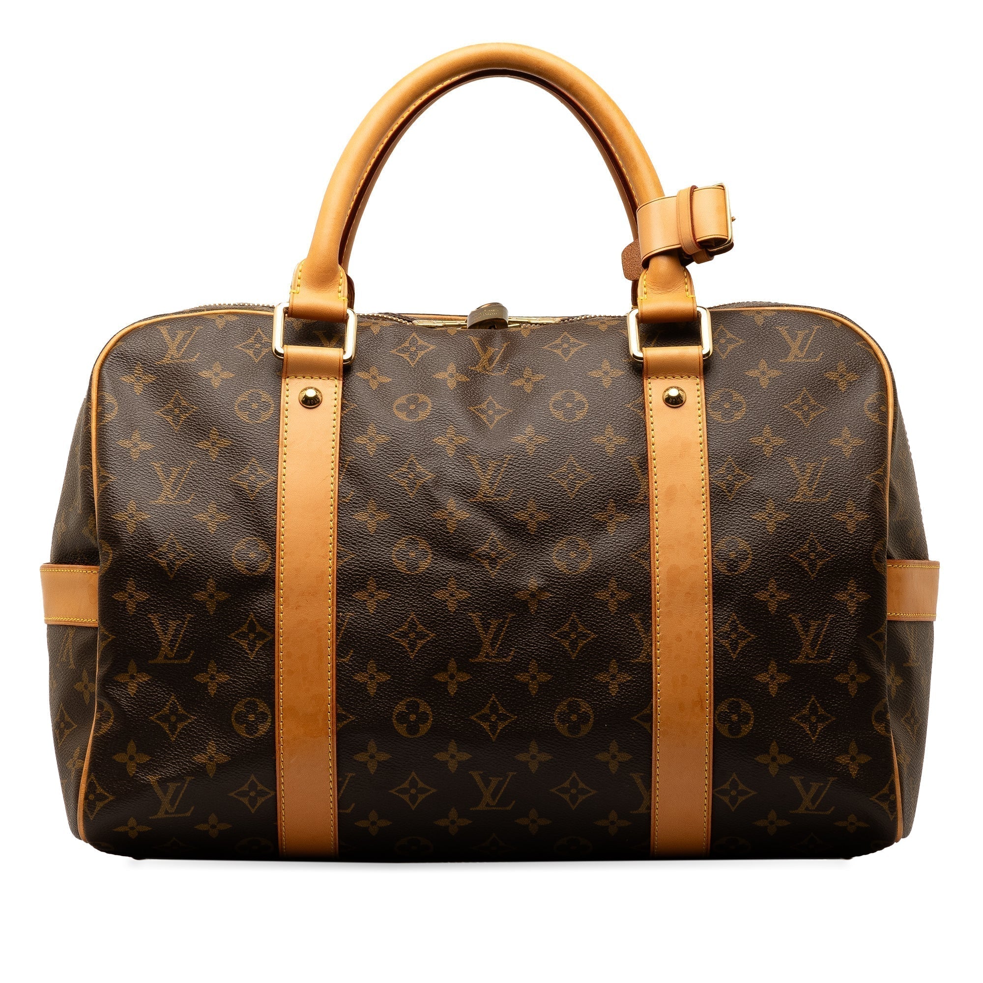 Brown LV Monogram Carryall Travel Bag