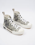 Christian D1OR B23 Hightops White / Black Oblique Rubber EU 37.5 UK 4.5