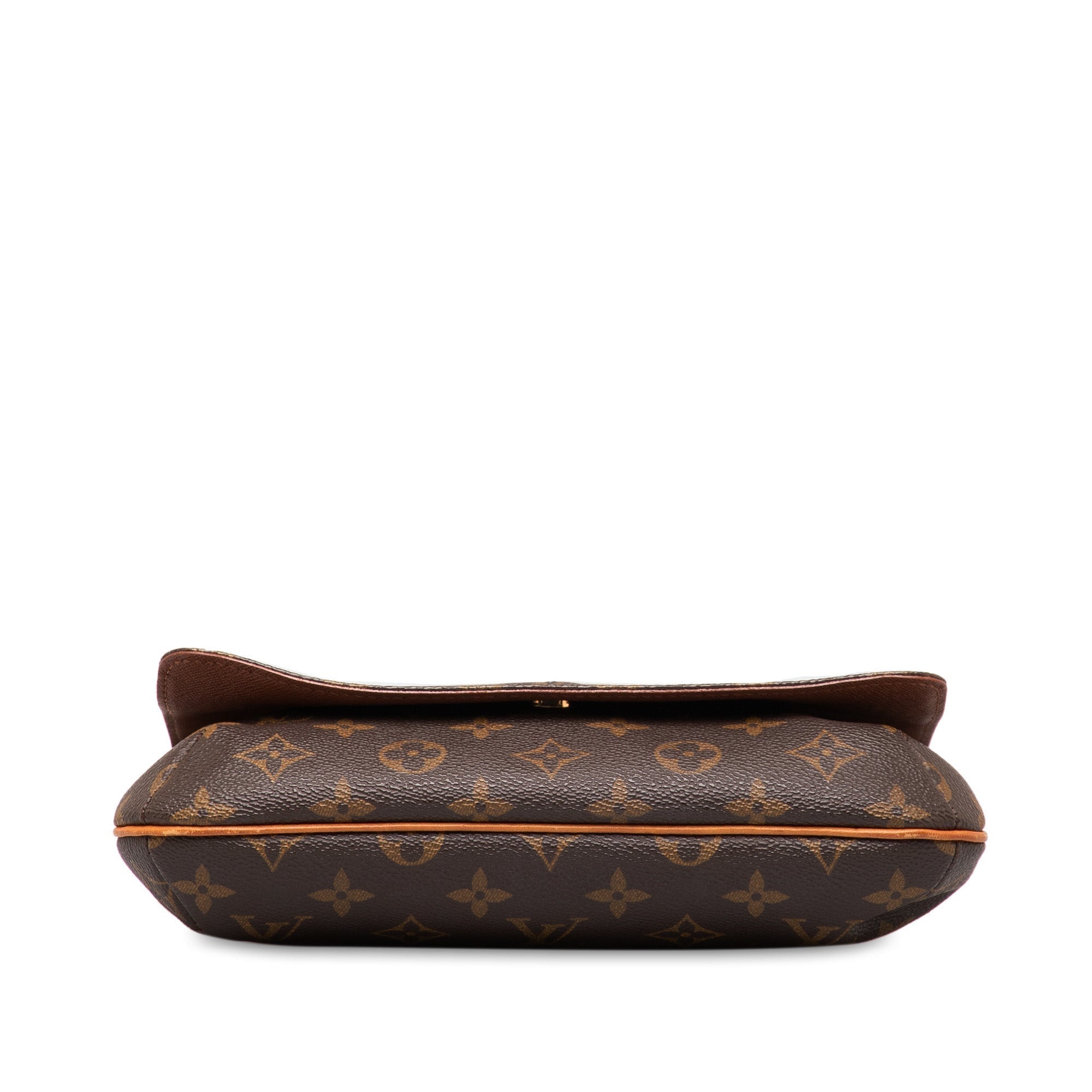 Brown LV Monogram Musette Tango Short Strap Shoulder Bag