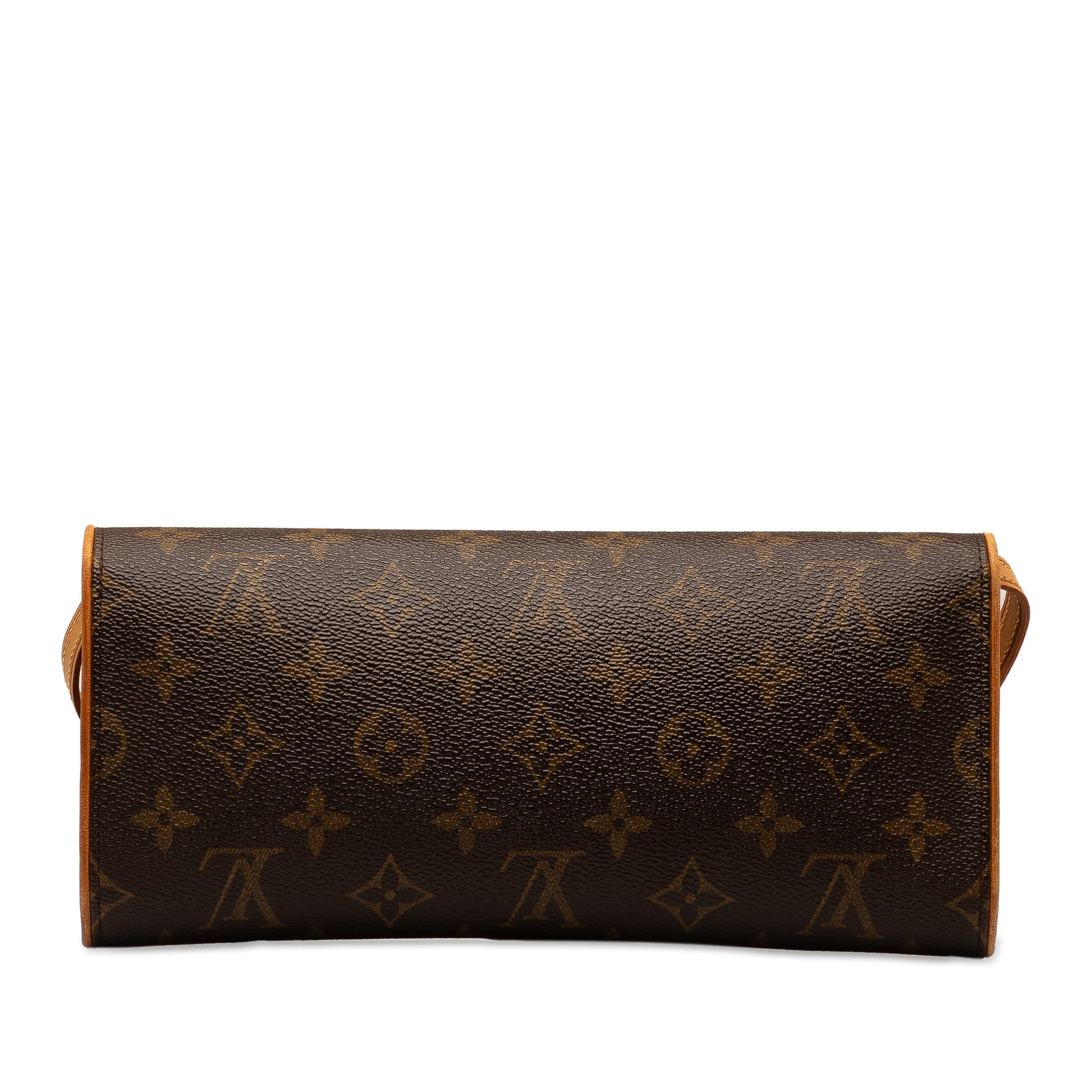 Brown LV Monogram Pochette Twin GM Crossbody Bag
