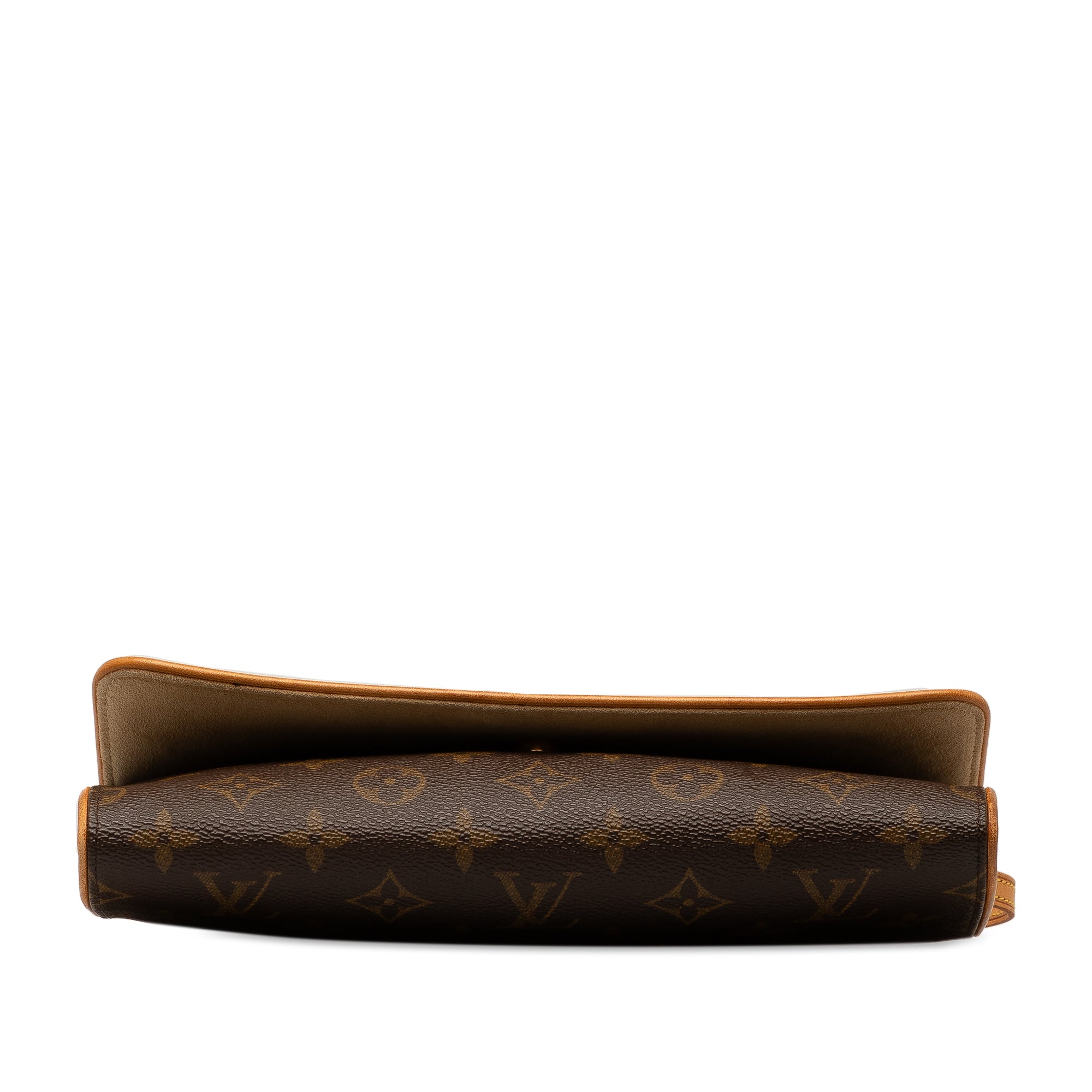 Brown LV Monogram Pochette Twin GM Crossbody Bag