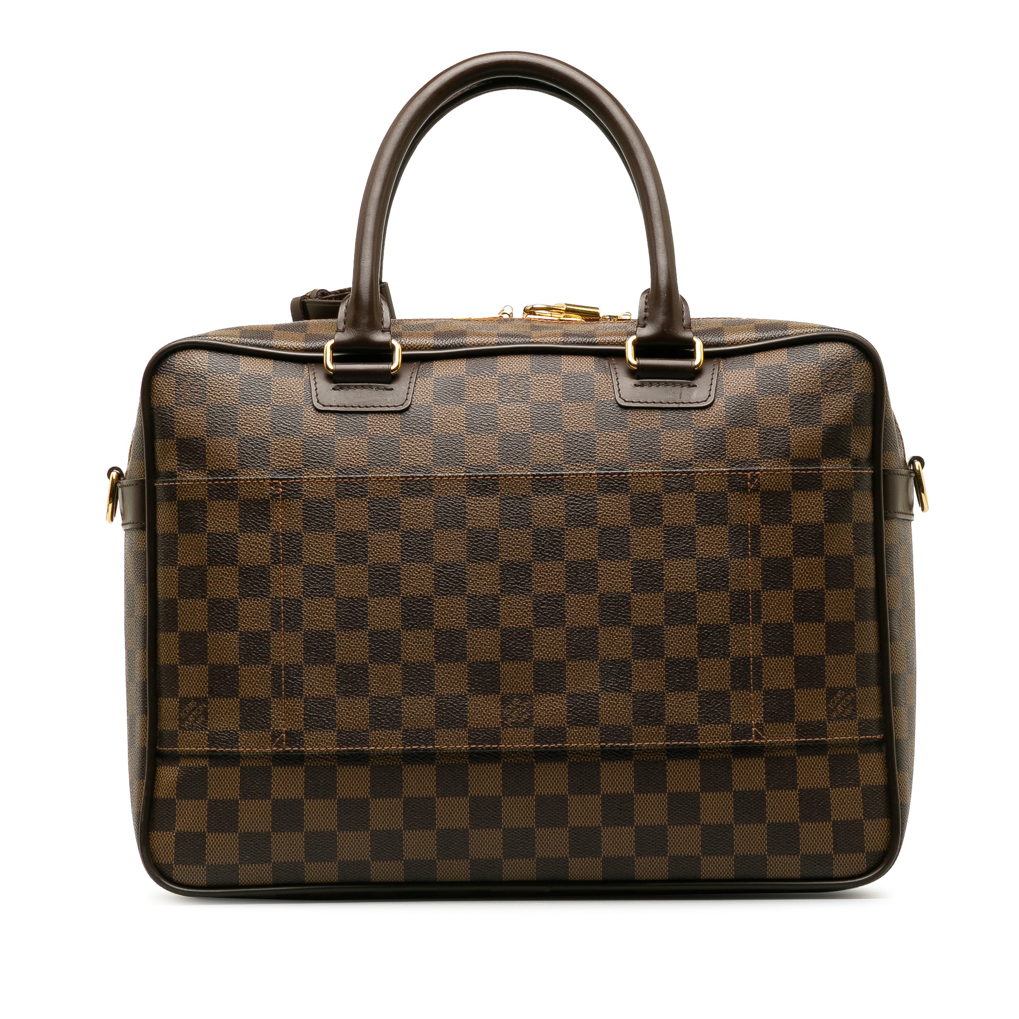 Brown LV Damier Ebene Icare Business Bag
