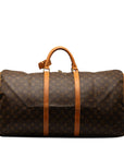 Brown LV Monogram Keepall 60 Travel Bag