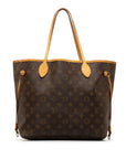 Brown LV Monogram Neverfull MM Tote Bag