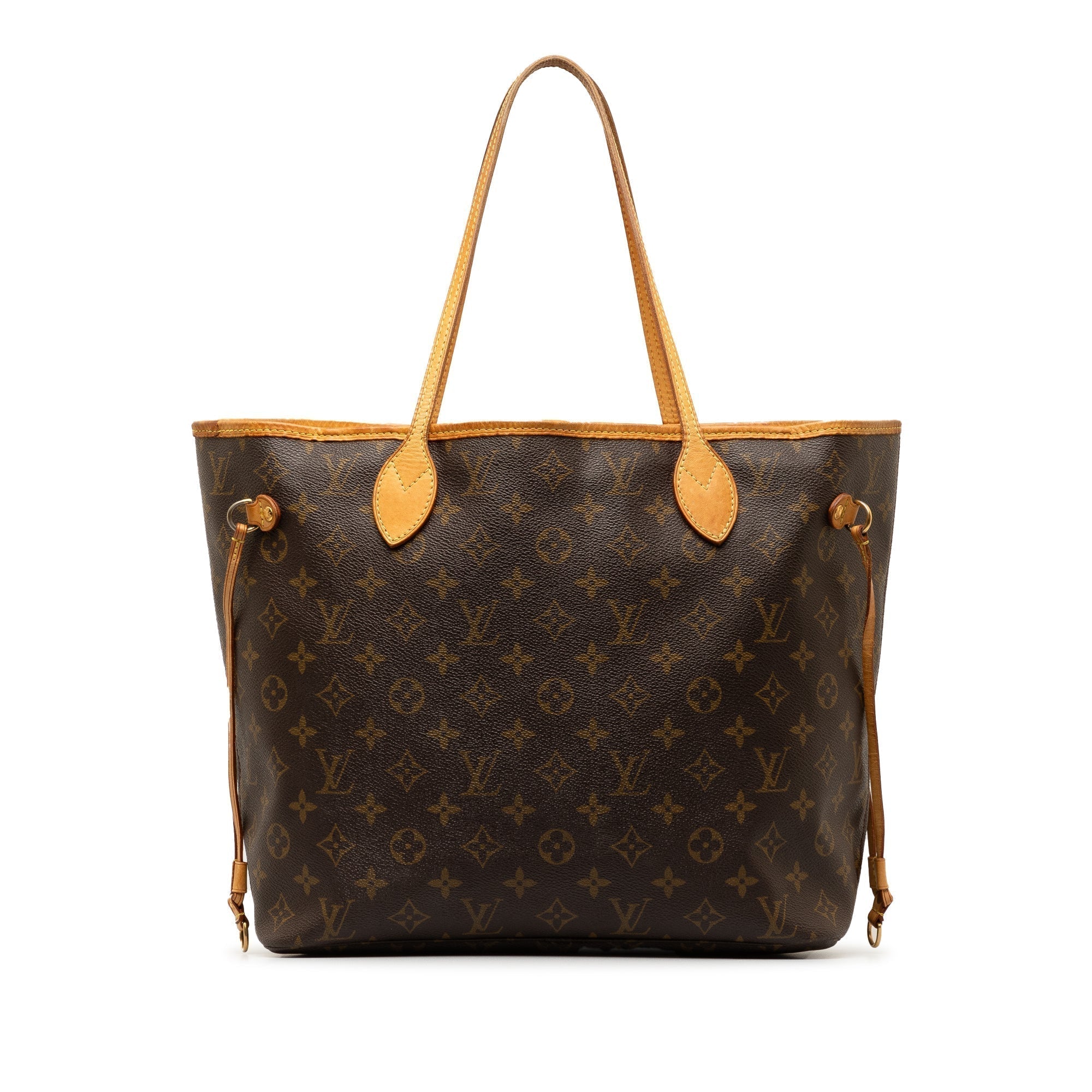 Brown LV Monogram Neverfull MM Tote Bag