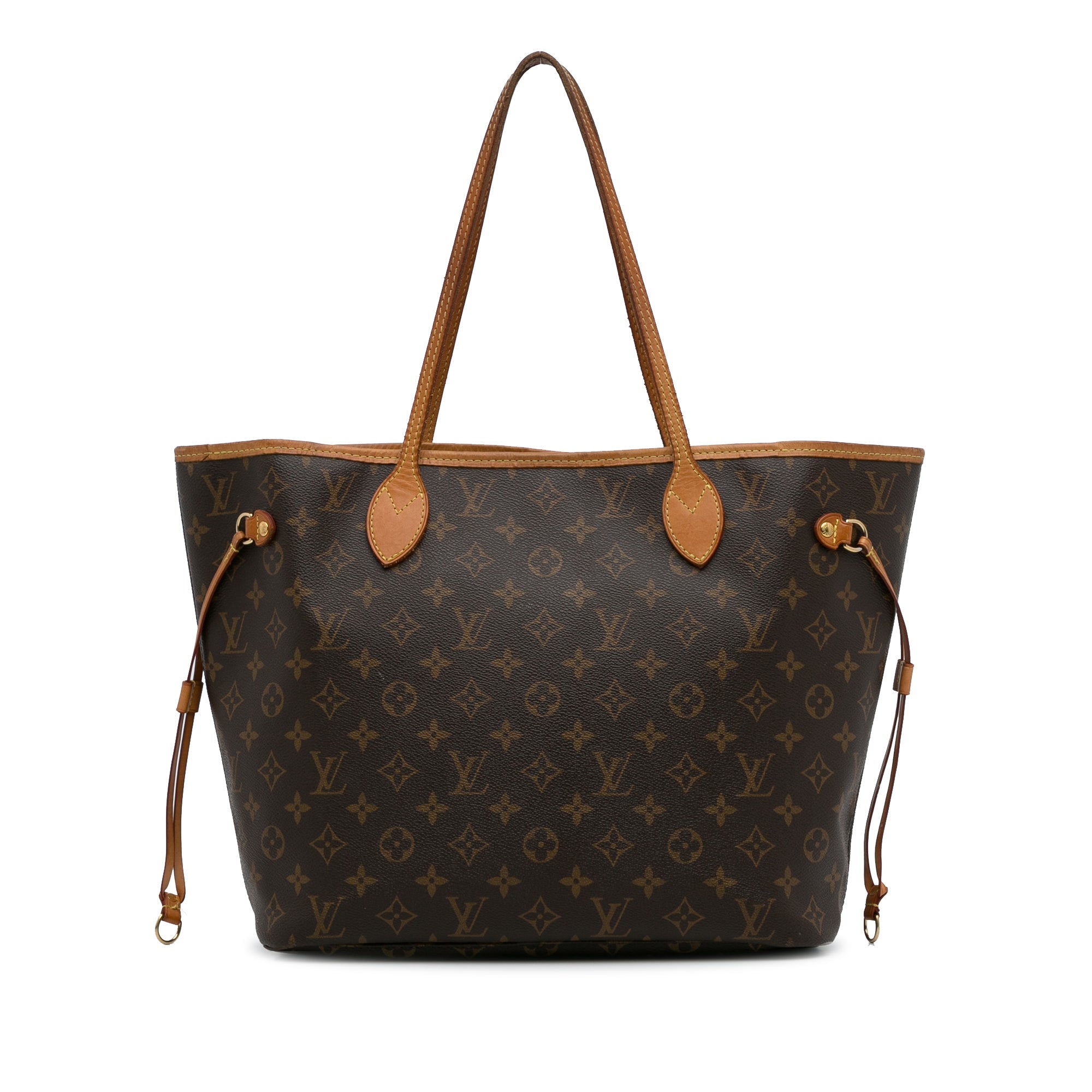 Brown LV Monogram Neverfull MM Tote Bag