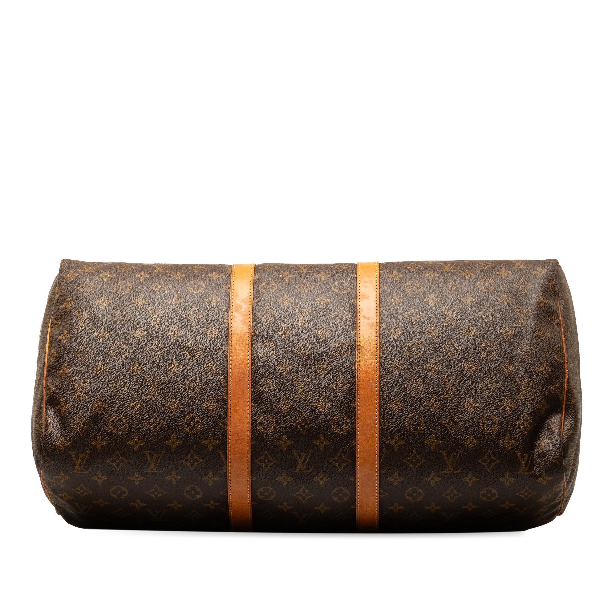 Brown LV Monogram Keepall 55 Travel Bag