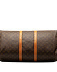 Brown LV Monogram Keepall 55 Travel Bag