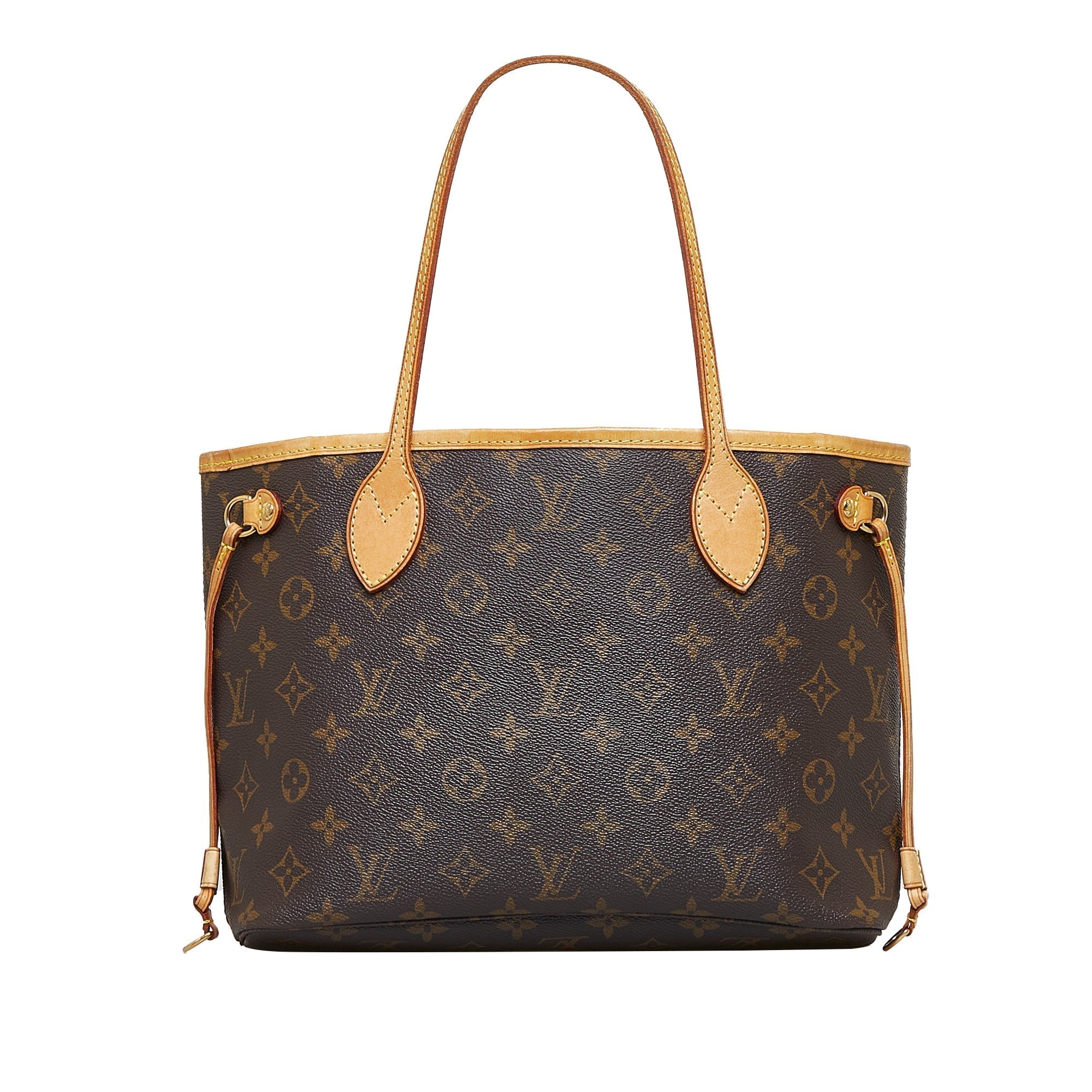 Brown LV Monogram Neverfull PM Tote Bag