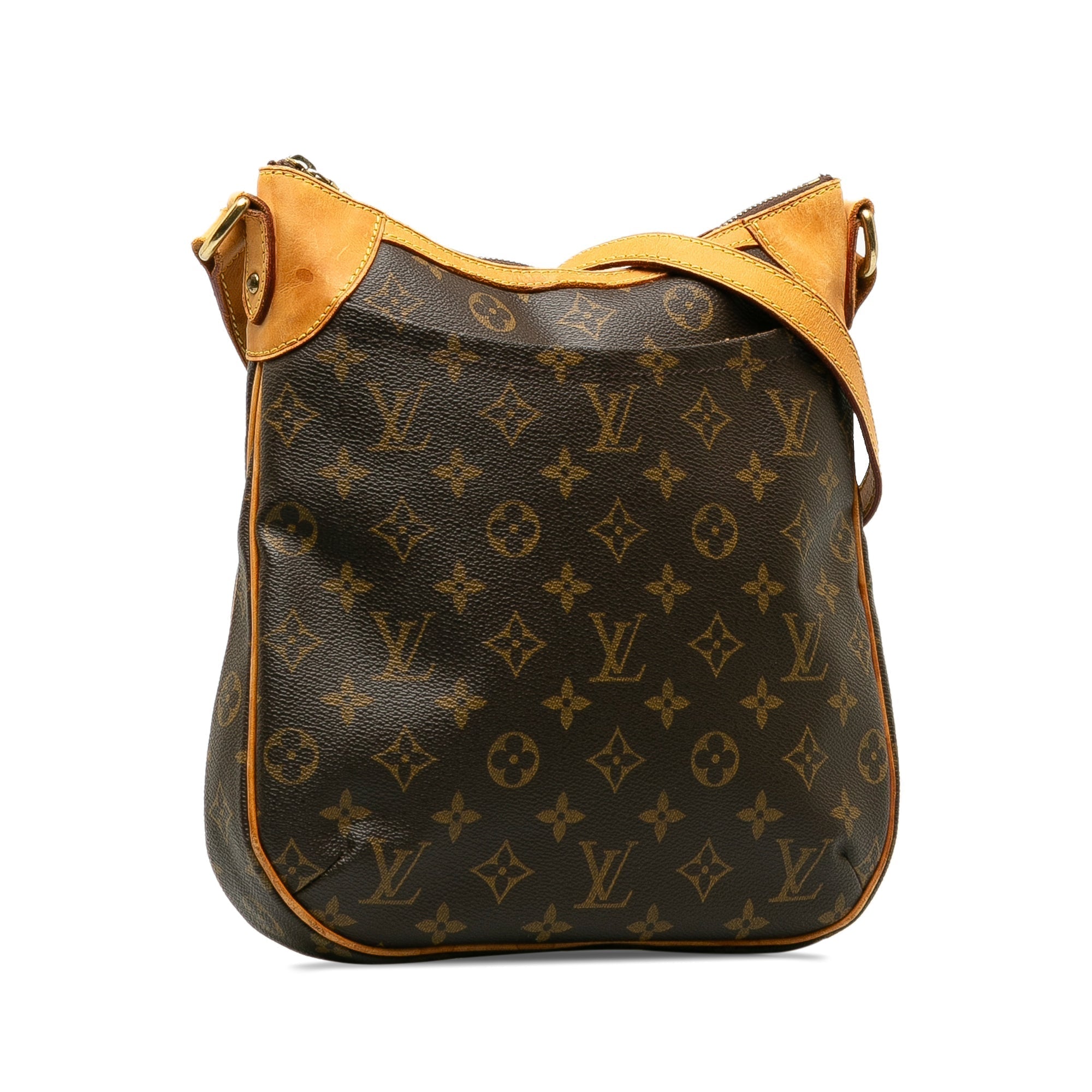 Brown LV Monogram Odeon PM Crossbody Bag